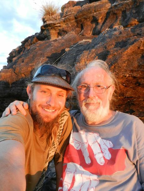 Northern Rivers residents, musician Bodhi Seed and environmentalist John Seed.