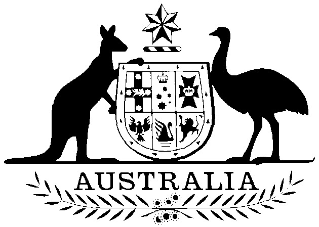 The coat of arms of Australia